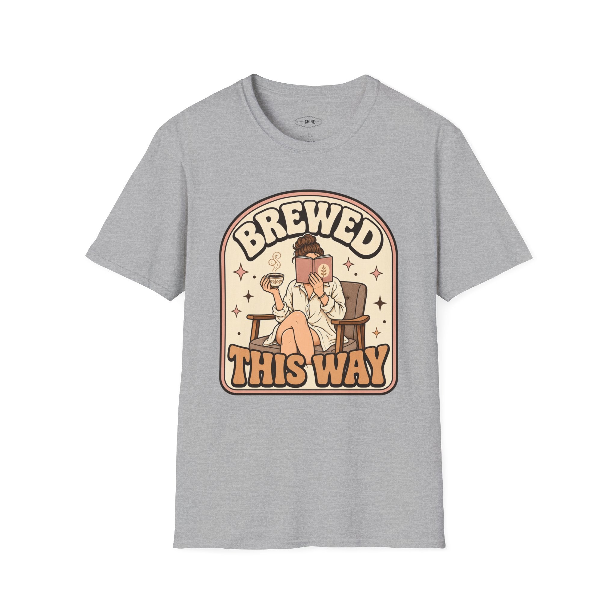 Brewed This Way T-Shirt Vintage Design