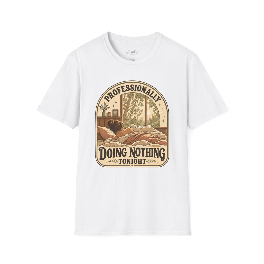 Professionally Doing Nothing Tonight T-Shirt Vintage Design