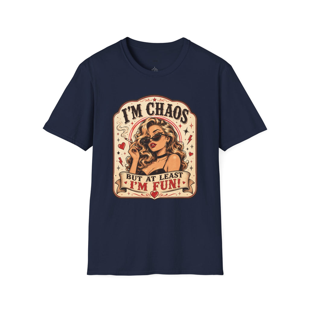 I'm Chaos but At Least I'm Fun T-Shirt Vintage Design