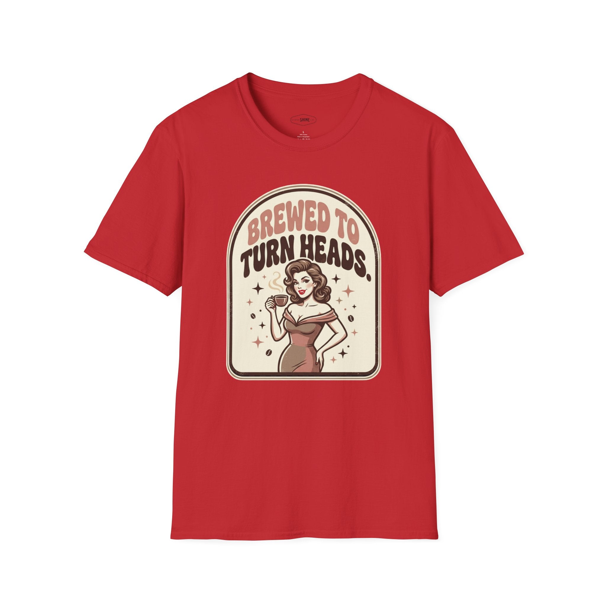 Brewed to Turn Heads T-Shirt Vintage Design