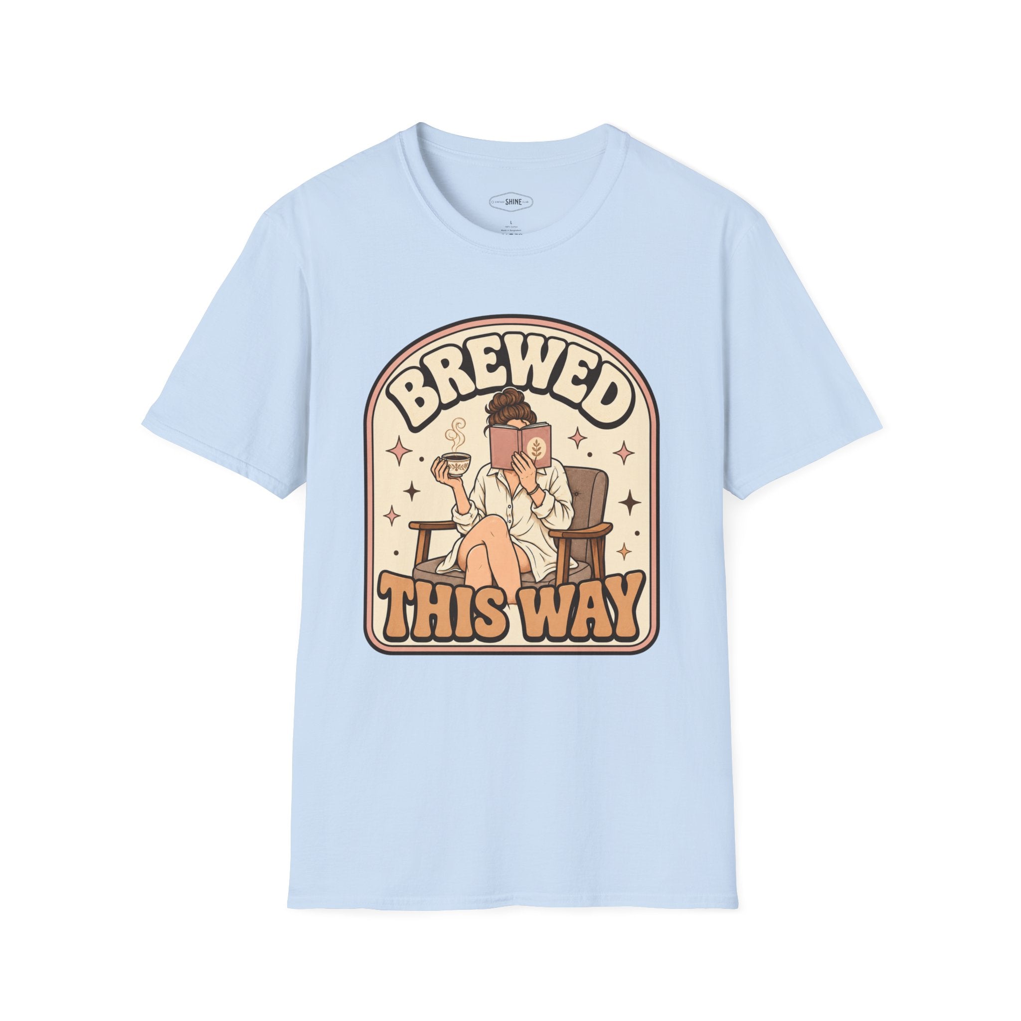 Brewed This Way T-Shirt Vintage Design