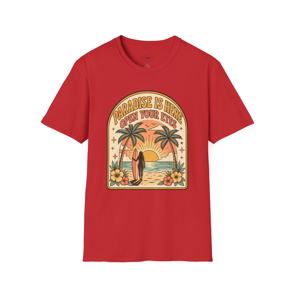 Paradise Is Here T-Shirt Vintage Design