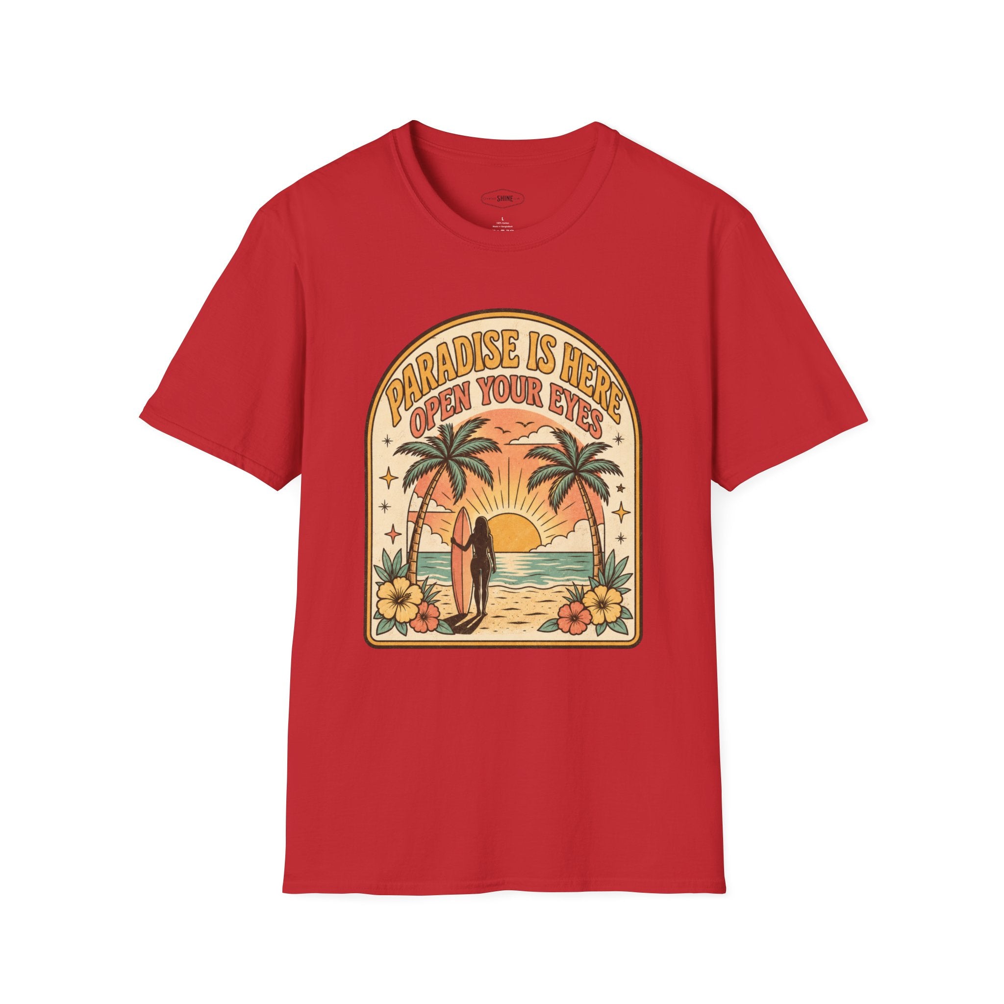Paradise Is Here T-Shirt Vintage Design