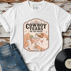 Cowboy Tears on the Rocks T-Shirt Vintage Design