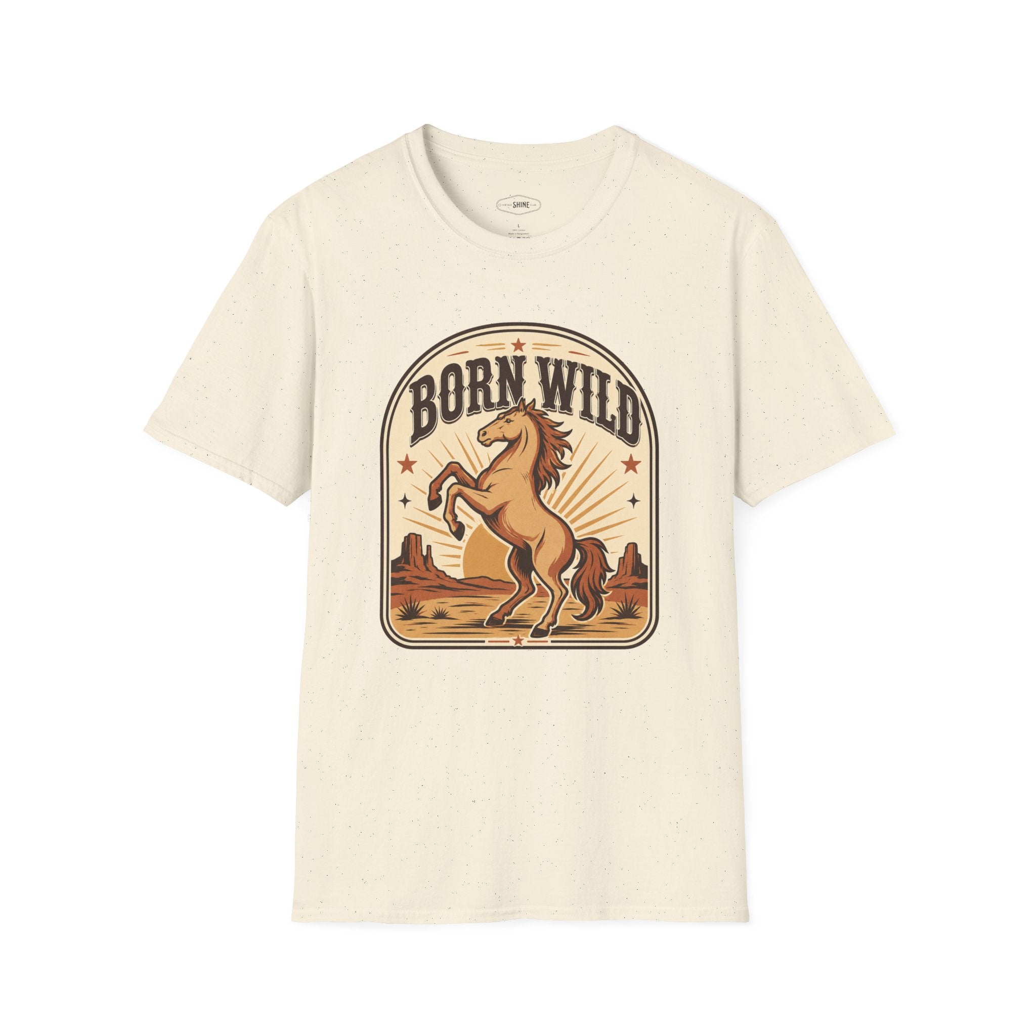 Born Wild T-Shirt Vintage Design
