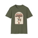 Spill the Espresso Cowboy T-Shirt Vintage Design