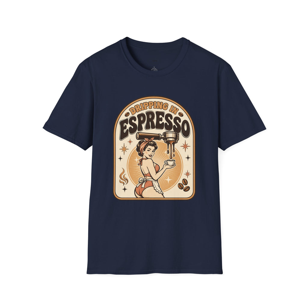 Dripping in Espresso T-Shirt Vintage Design