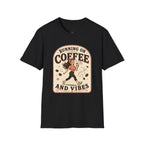Running on Coffee and Vibes T-Shirt Vintage Design