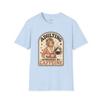 Adulting Sponsored by Caffeine T-Shirt Vintage Design