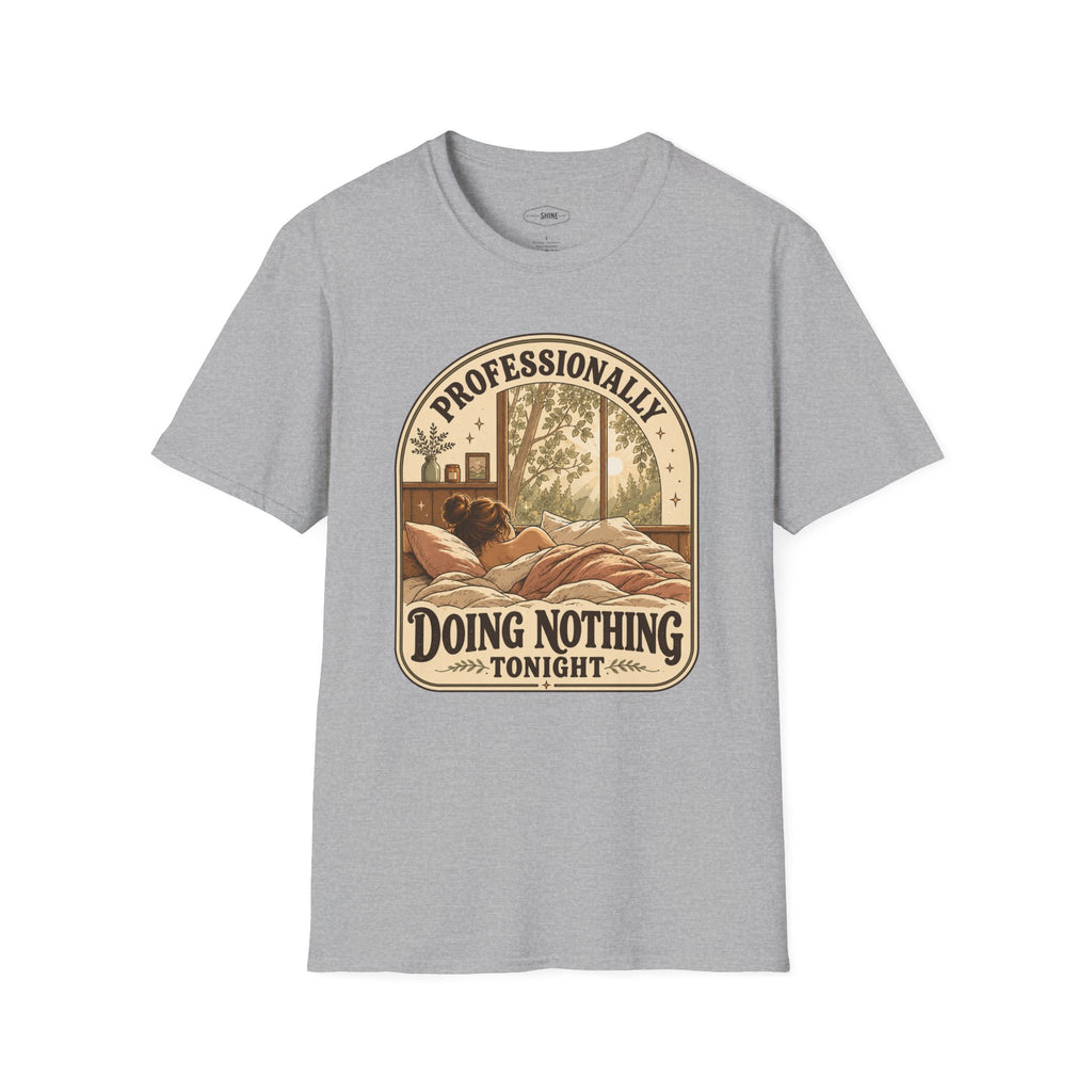 Professionally Doing Nothing Tonight T-Shirt Vintage Design