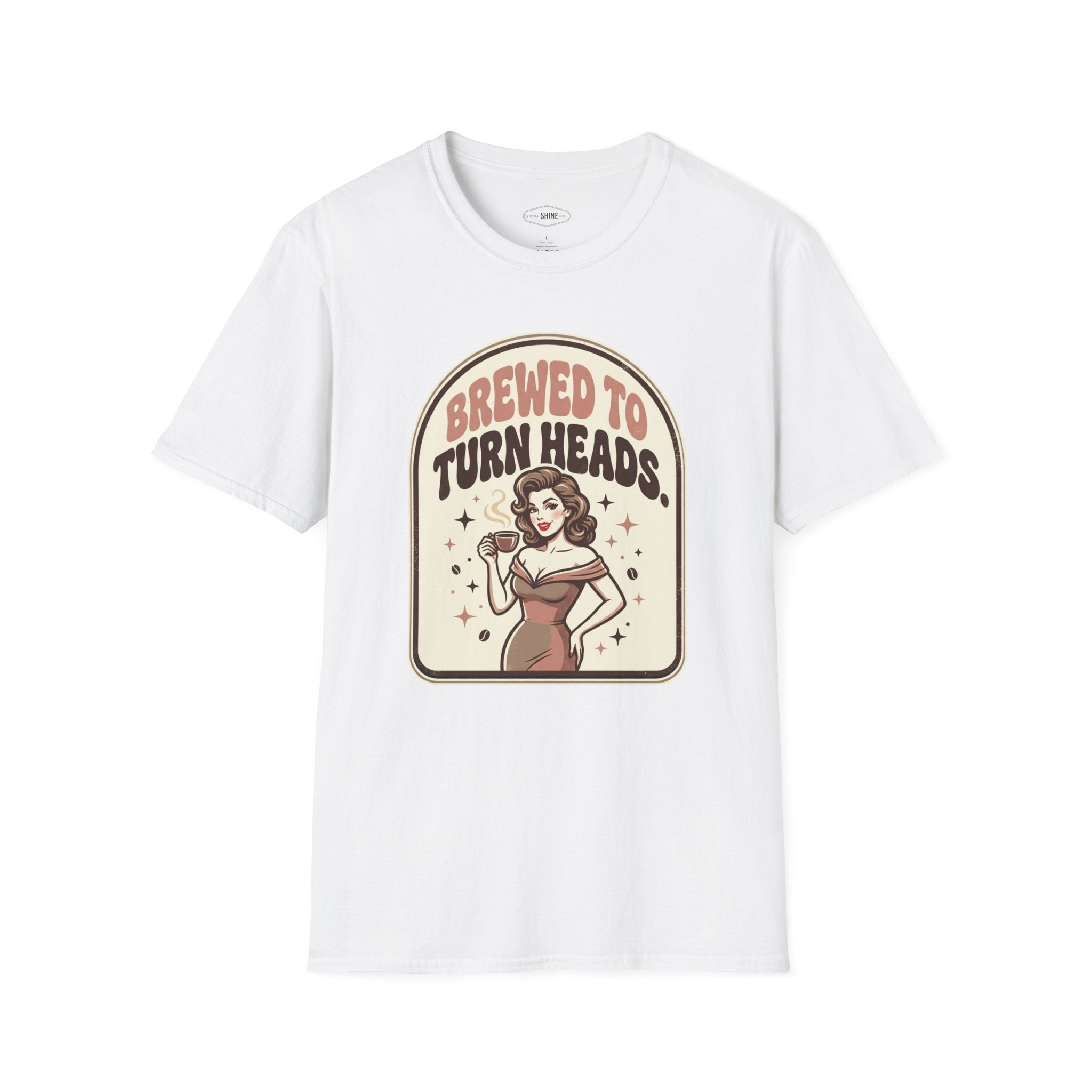 Brewed to Turn Heads T-Shirt Vintage Design