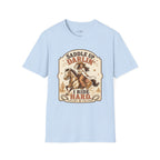 Saddle Up Darlin’ I Ride Hard T-Shirt Vintage Design
