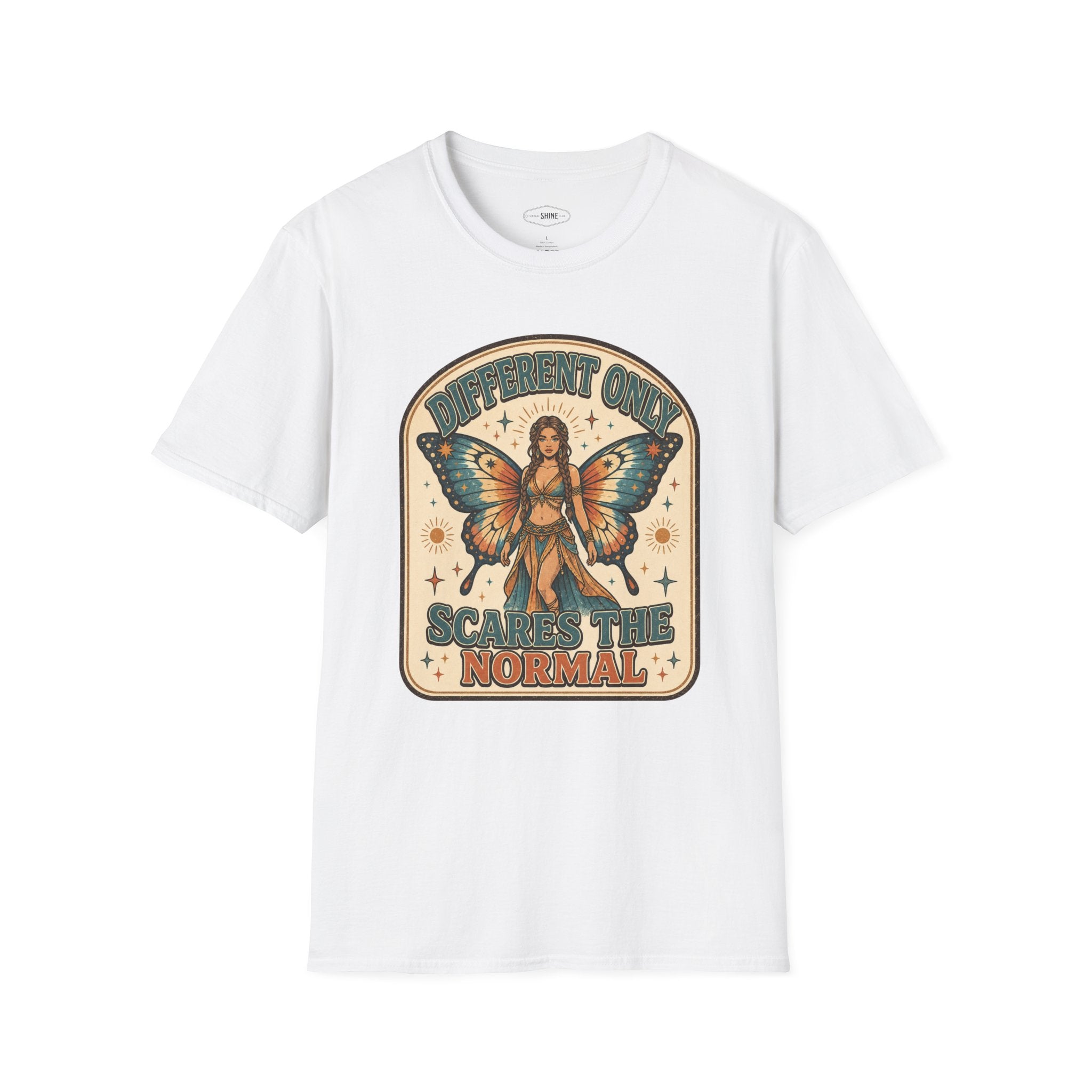 Different Only Scares the Normal T-Shirt Vintage Design