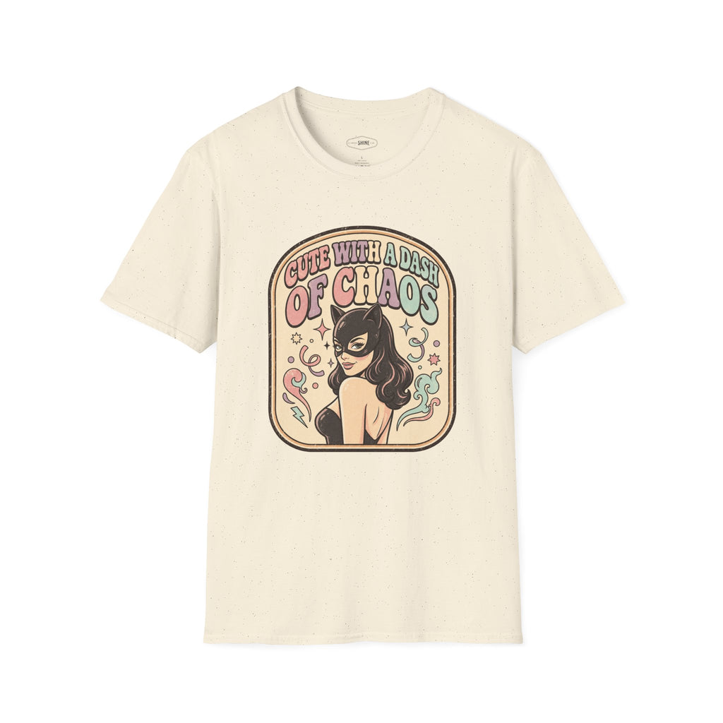 Cute with a Dash of Chaos T-Shirt Vintage Design