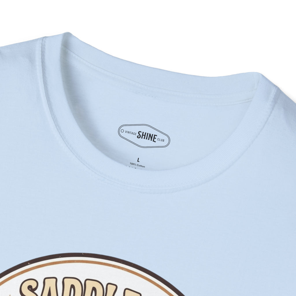 Saddle Up, Coffee First T-Shirt Vintage Design