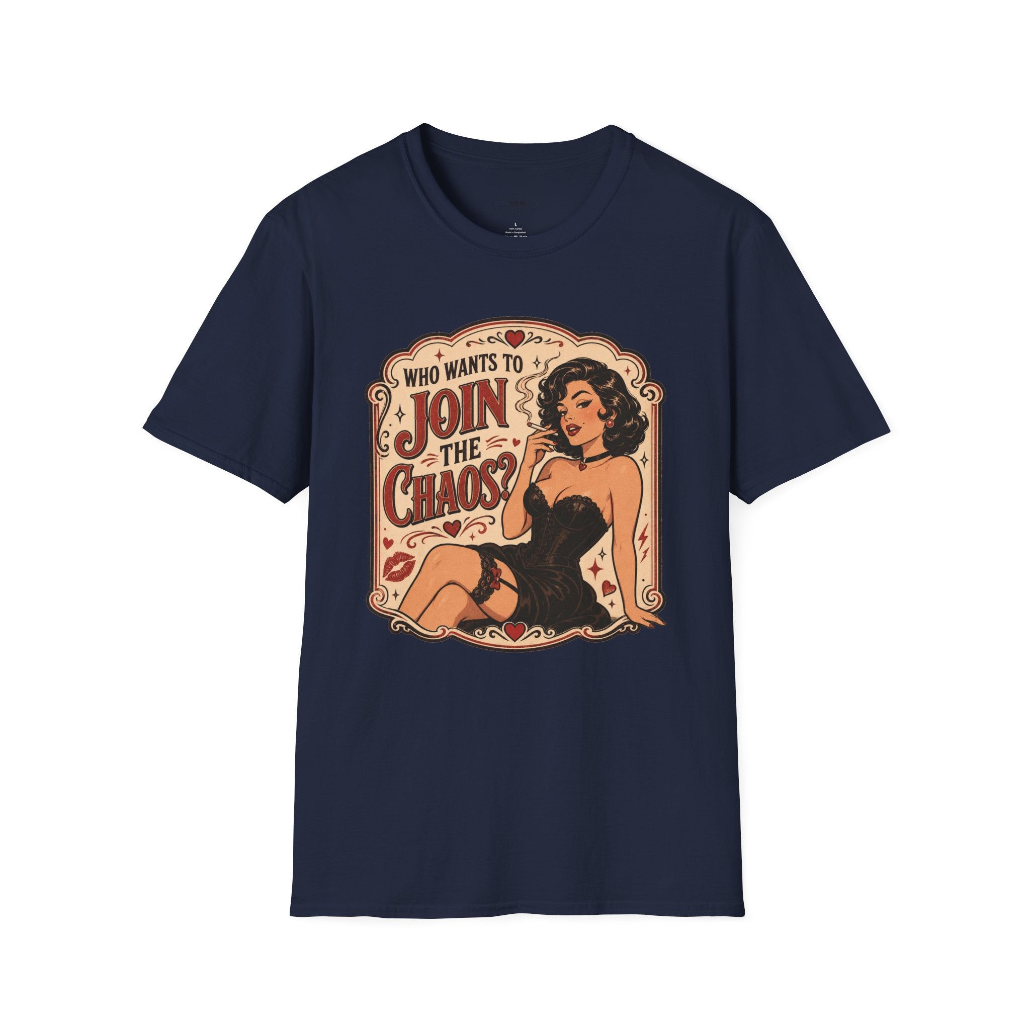 Who Wants to Join the Chaos T-Shirt Vintage Design