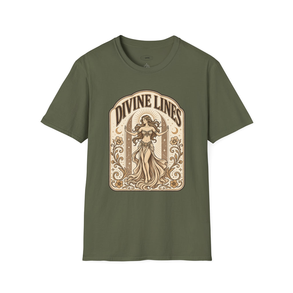 Divine Lines T-Shirt Vintage Design
