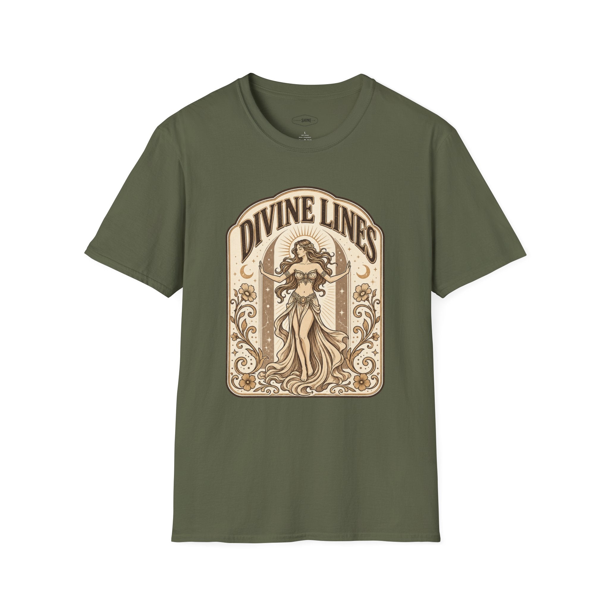 Divine Lines T-Shirt Vintage Design