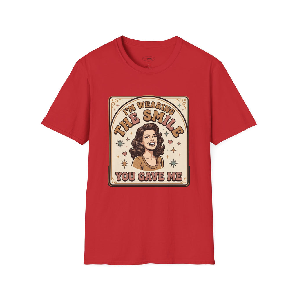 I'm Wearing the Smile You Gave Me T-Shirt Vintage Design