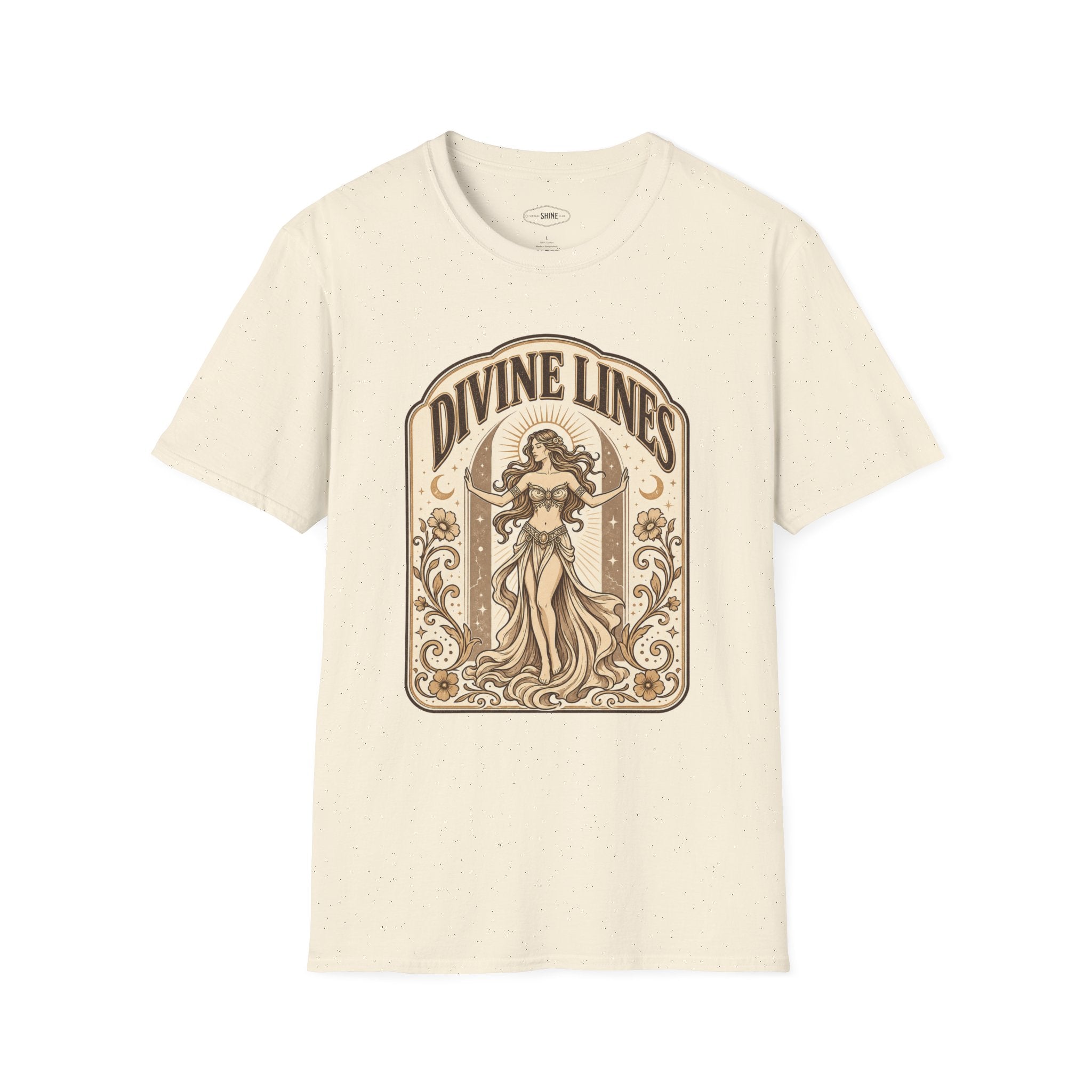 Divine Lines T-Shirt Vintage Design