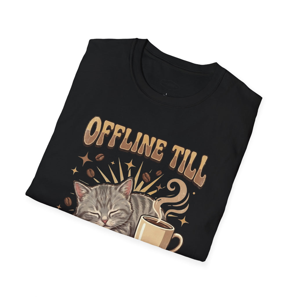 Offline Till Caffeinated T-Shirt Vintage Design