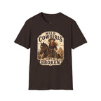 Wild Cowgirls Can't Be Broken T-Shirt Vintage Design