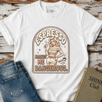 Espresso Makes Me Dangerous T-Shirt Vintage Design