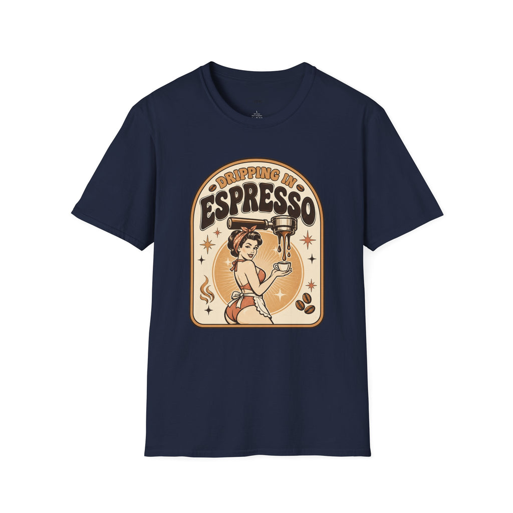 Dripping in Espresso T-Shirt Vintage Design