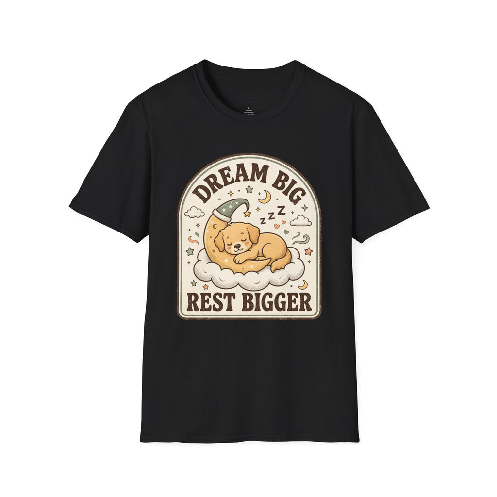 Dream Big Rest Bigger T-Shirt Vintage Design