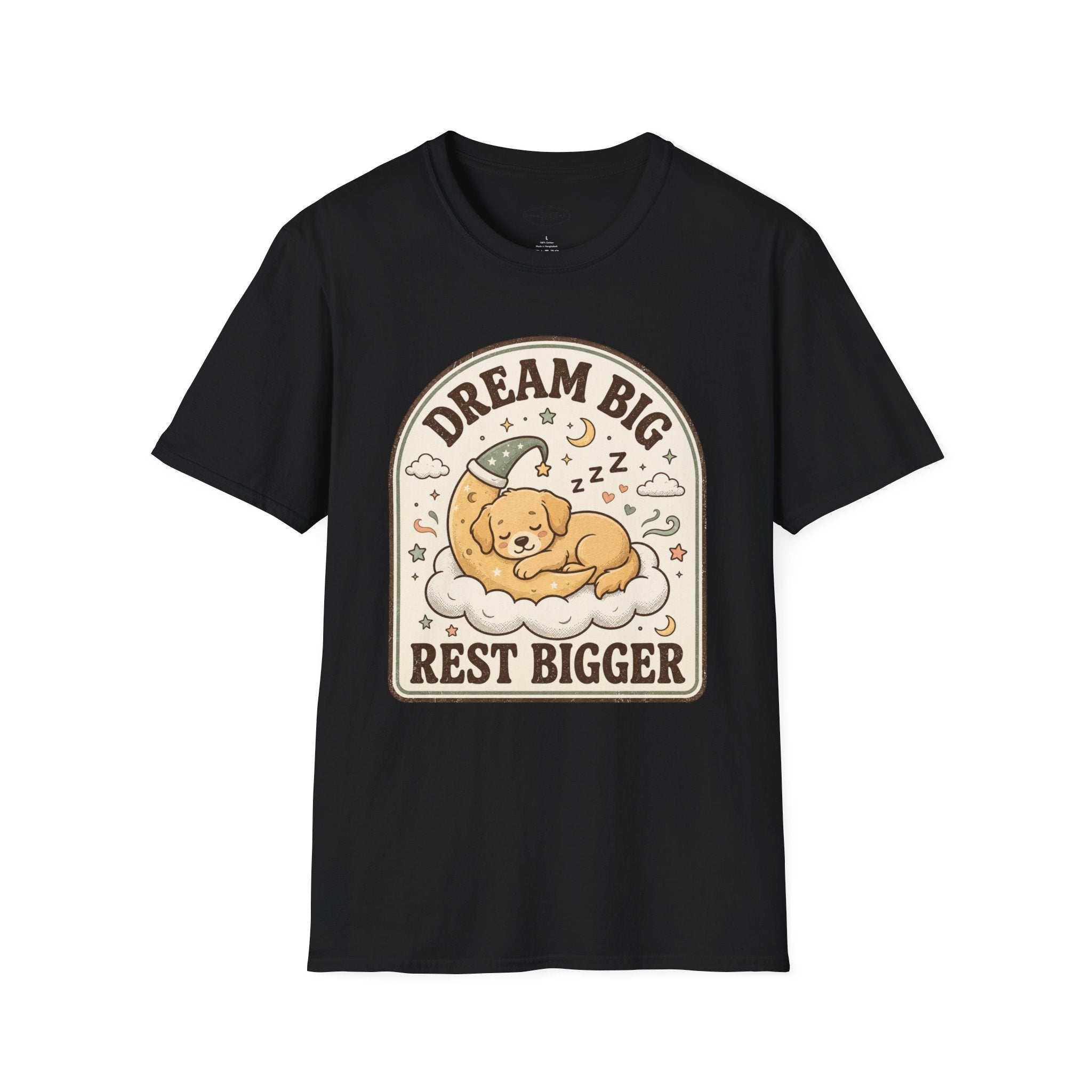 Dream Big Rest Bigger T-Shirt Vintage Design
