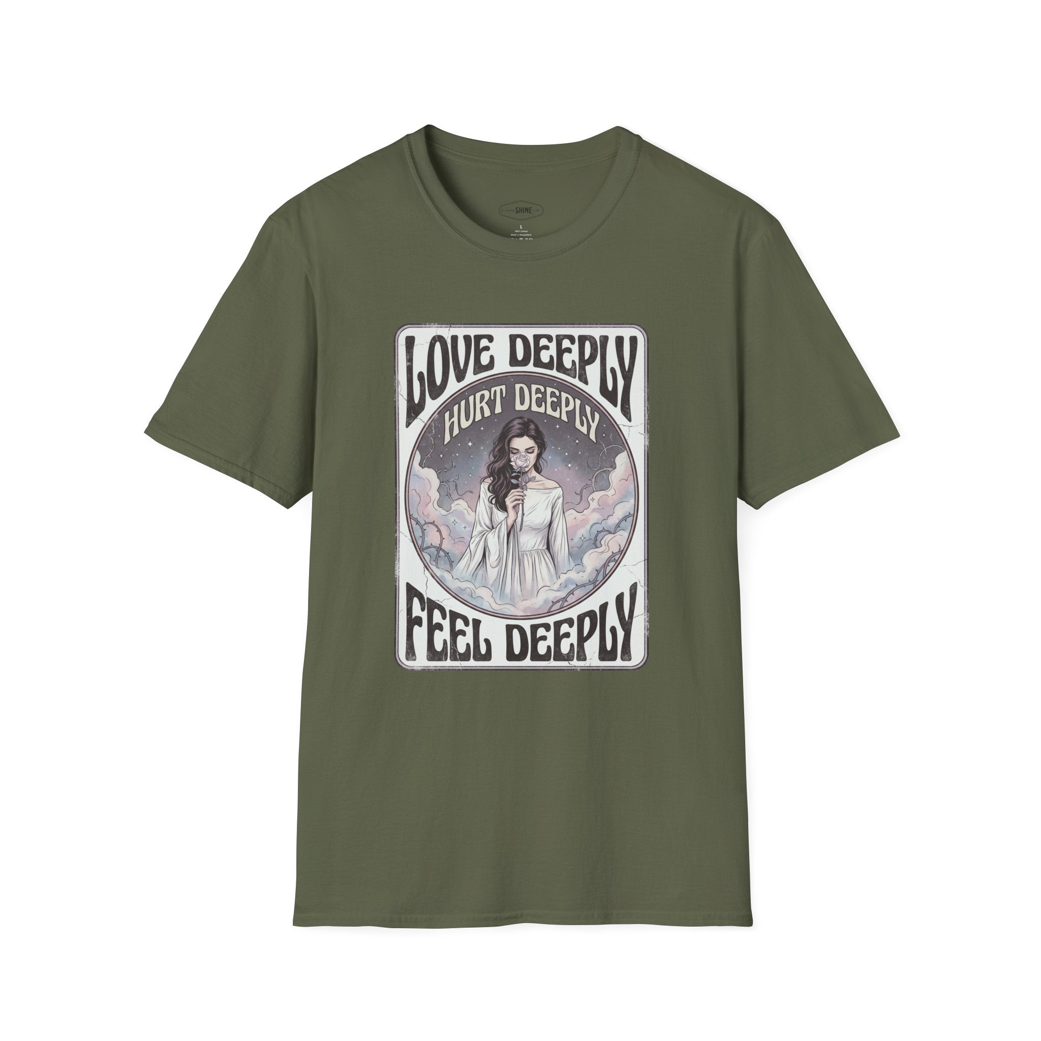 Love Deeply, Hurt Deeply, Feel Deeply T-Shirt Vintage Design