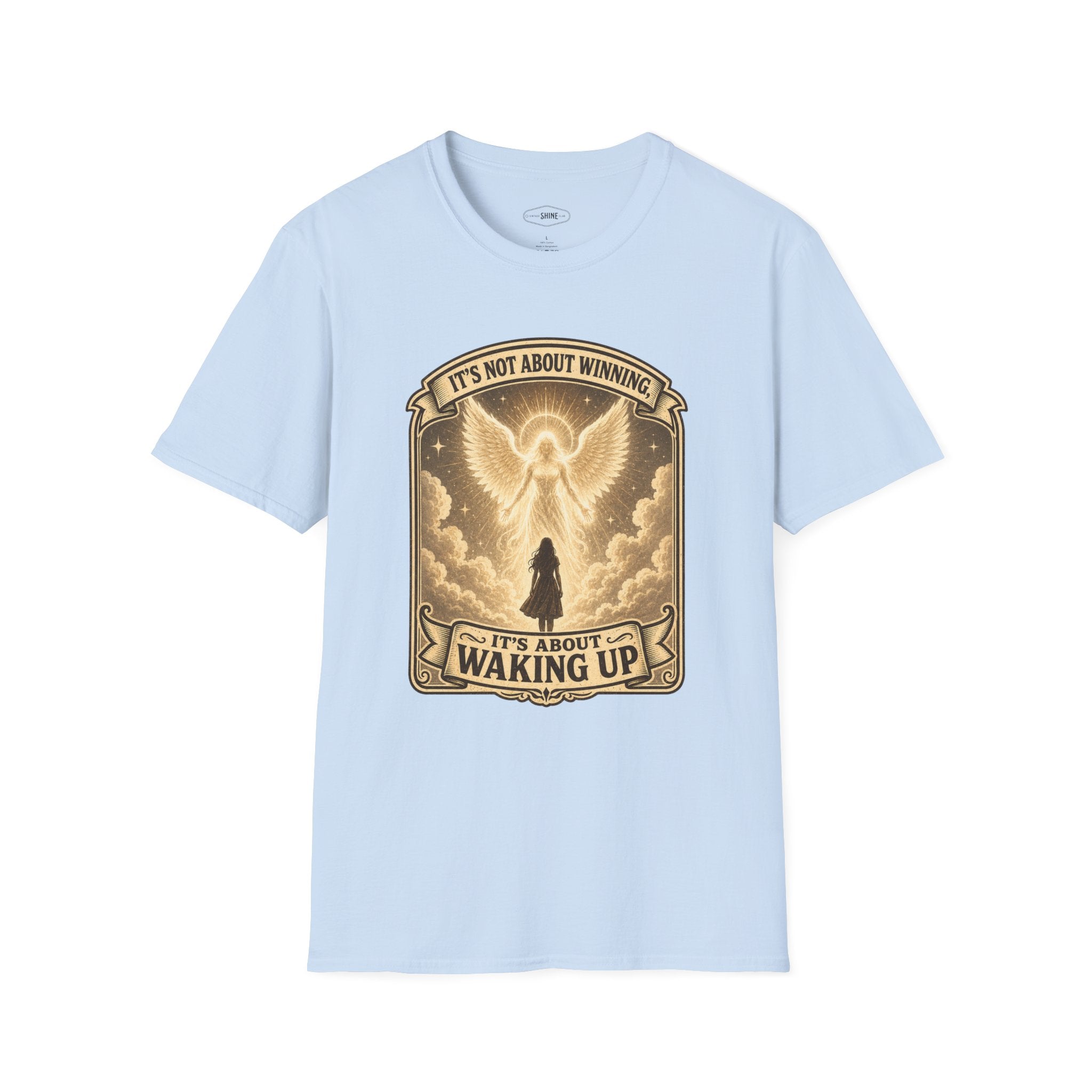 It's Not About Winning, It's About Waking Up T-Shirt Vintage Design