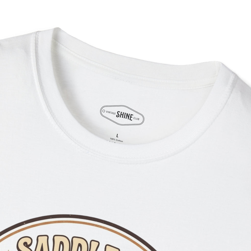 Saddle Up, Coffee First T-Shirt Vintage Design