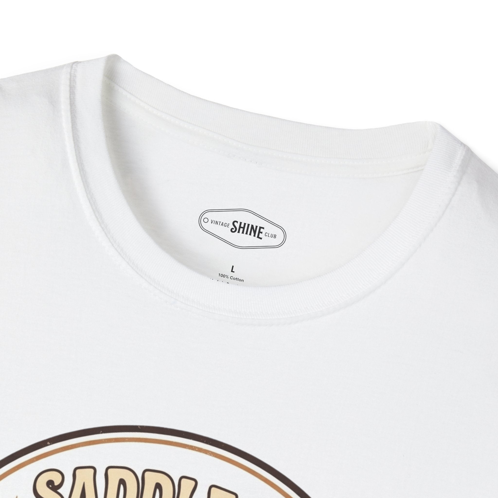 Saddle Up, Coffee First T-Shirt Vintage Design