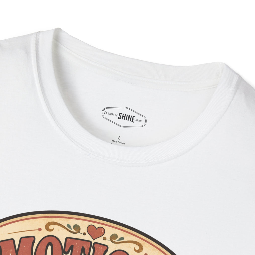 Emotional Short Human T-Shirt Vintage Design