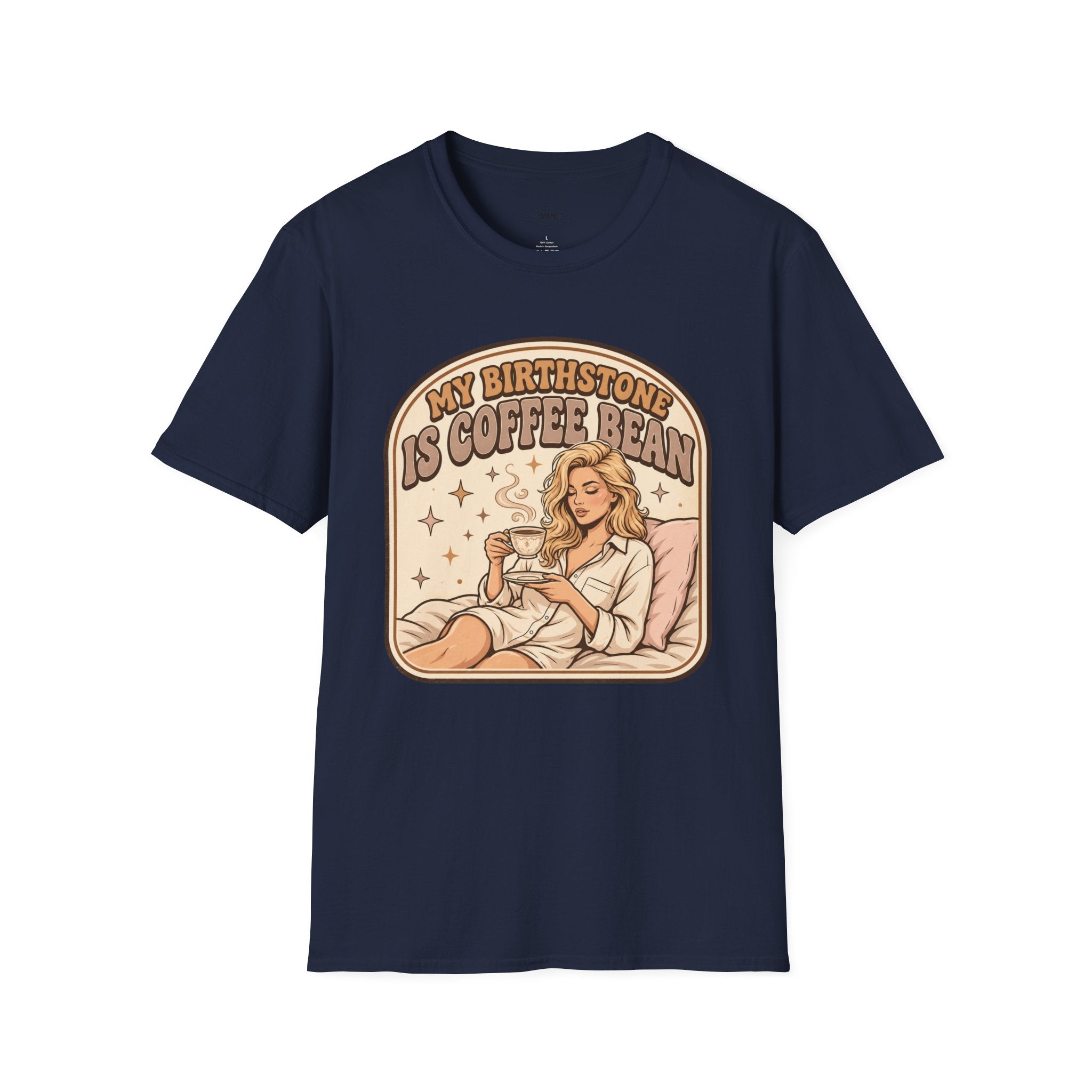 My Birthstone Is Coffee Bean T-Shirt Vintage Design