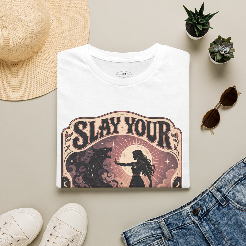 Slay Your Darkest Shadows T-Shirt Vintage Design