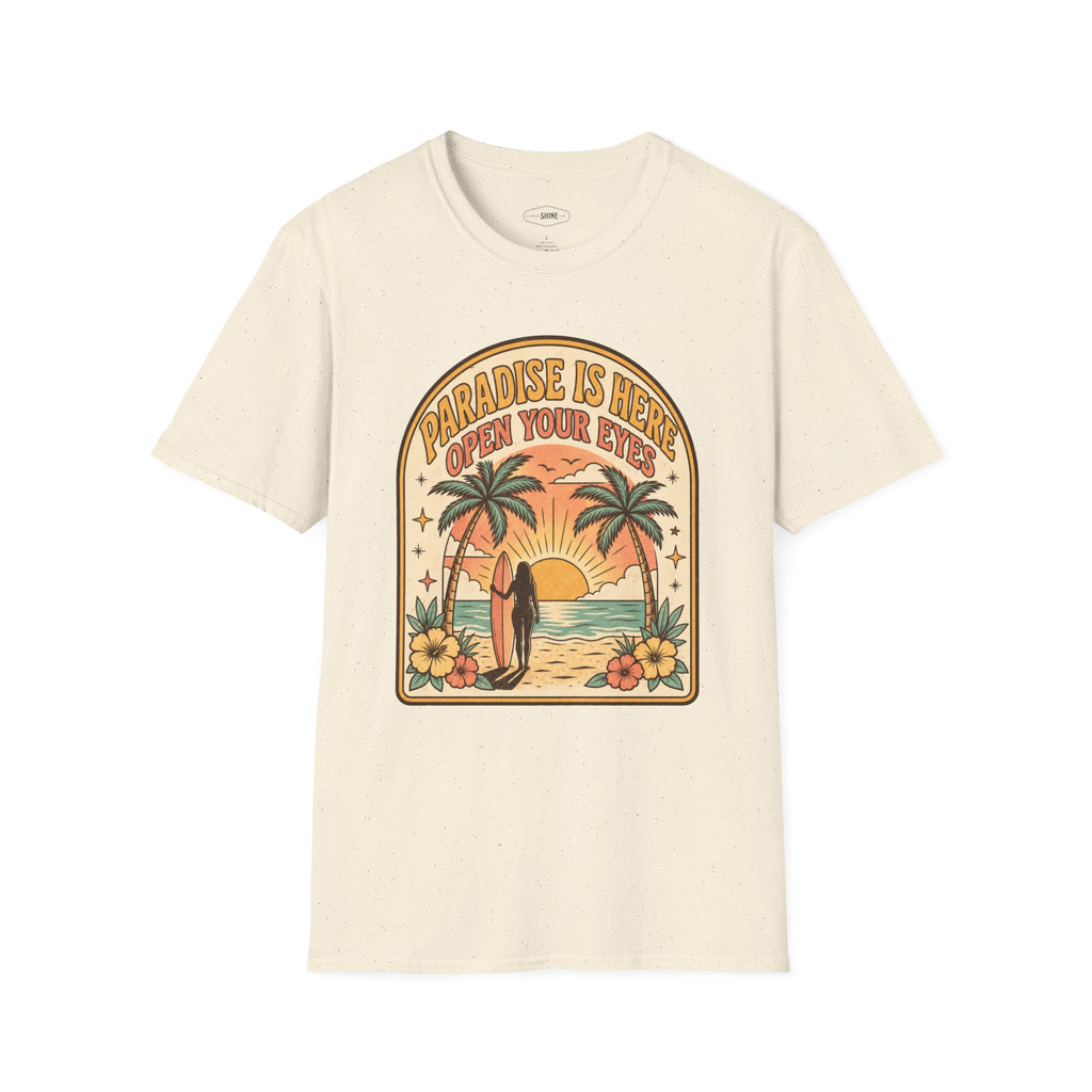 Paradise Is Here T-Shirt Vintage Design
