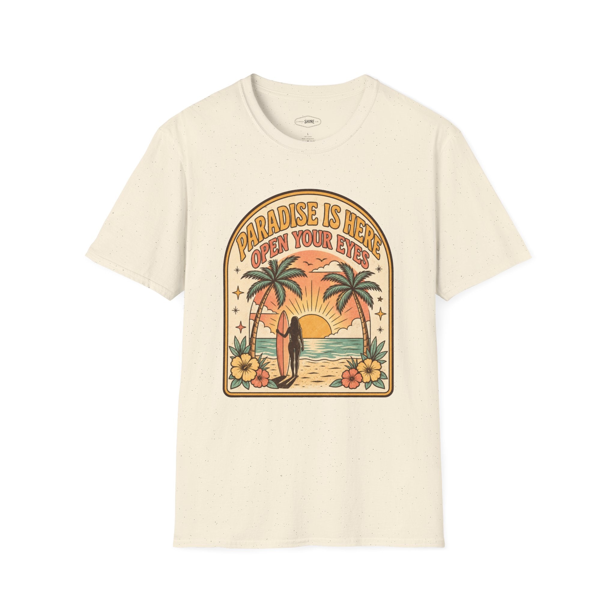 Paradise Is Here T-Shirt Vintage Design