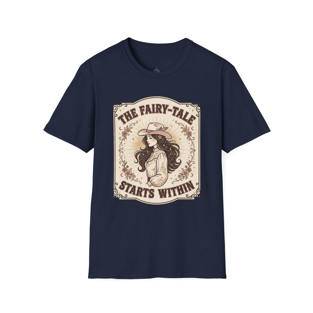The Fairy-Tale Starts Within T-Shirt Vintage Design