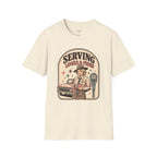 Serving Looks & Fines T-Shirt Vintage Design