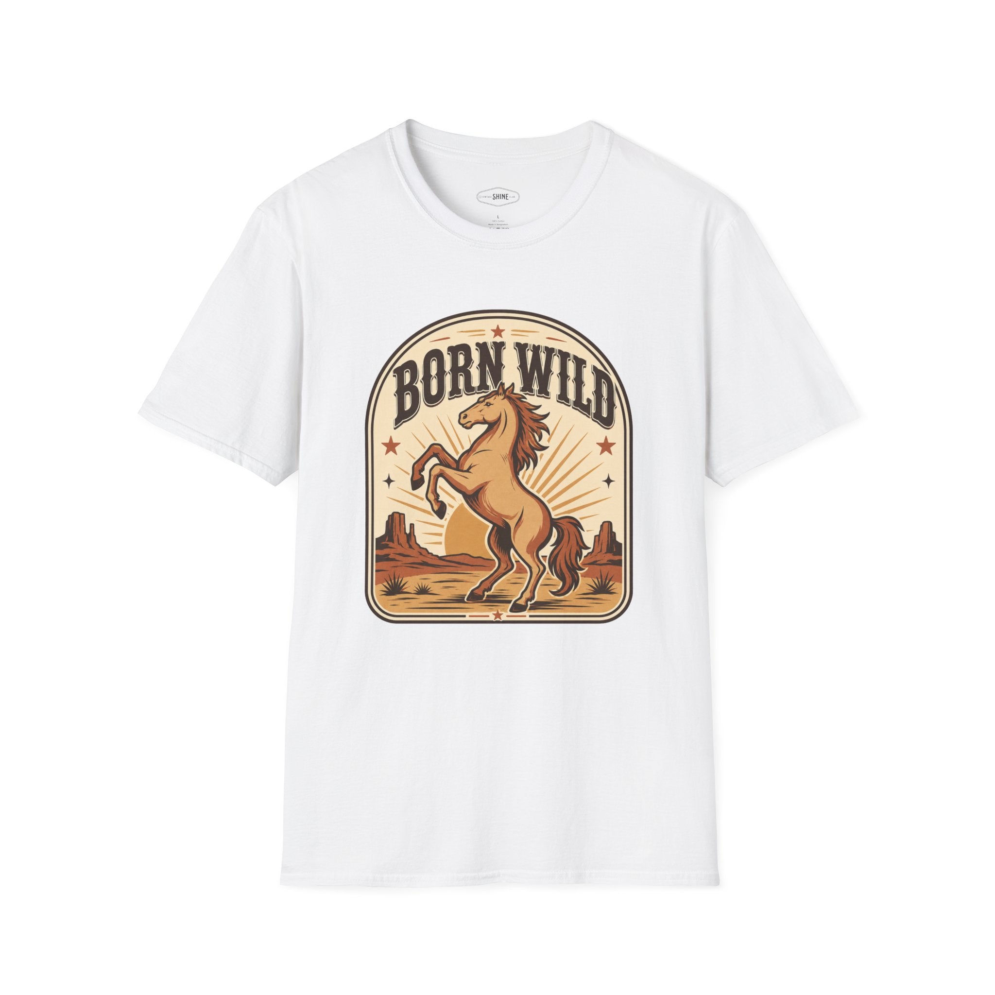 Born Wild T-Shirt Vintage Design