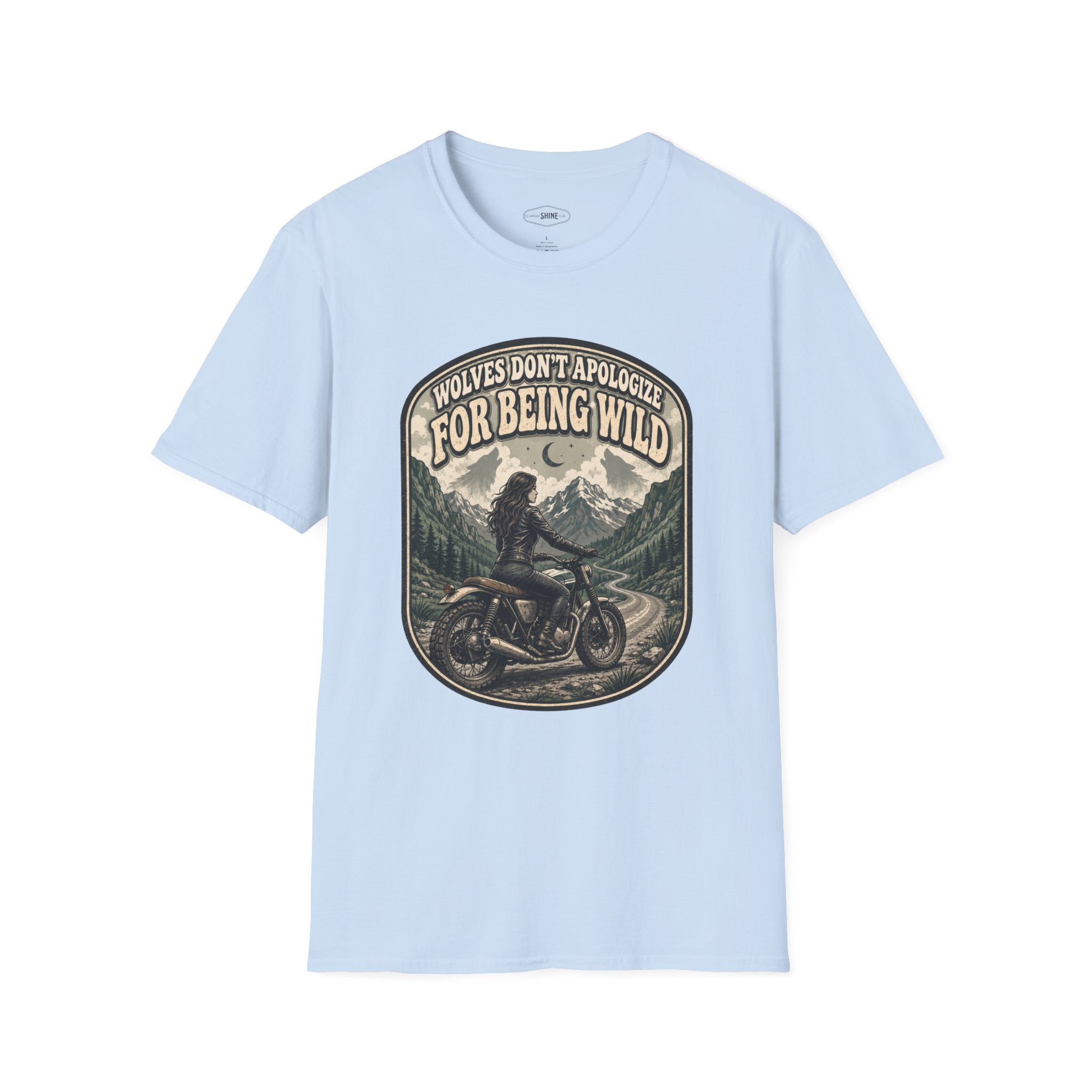 Wolves Don't Apologize for Being Wild T-Shirt Vintage Design