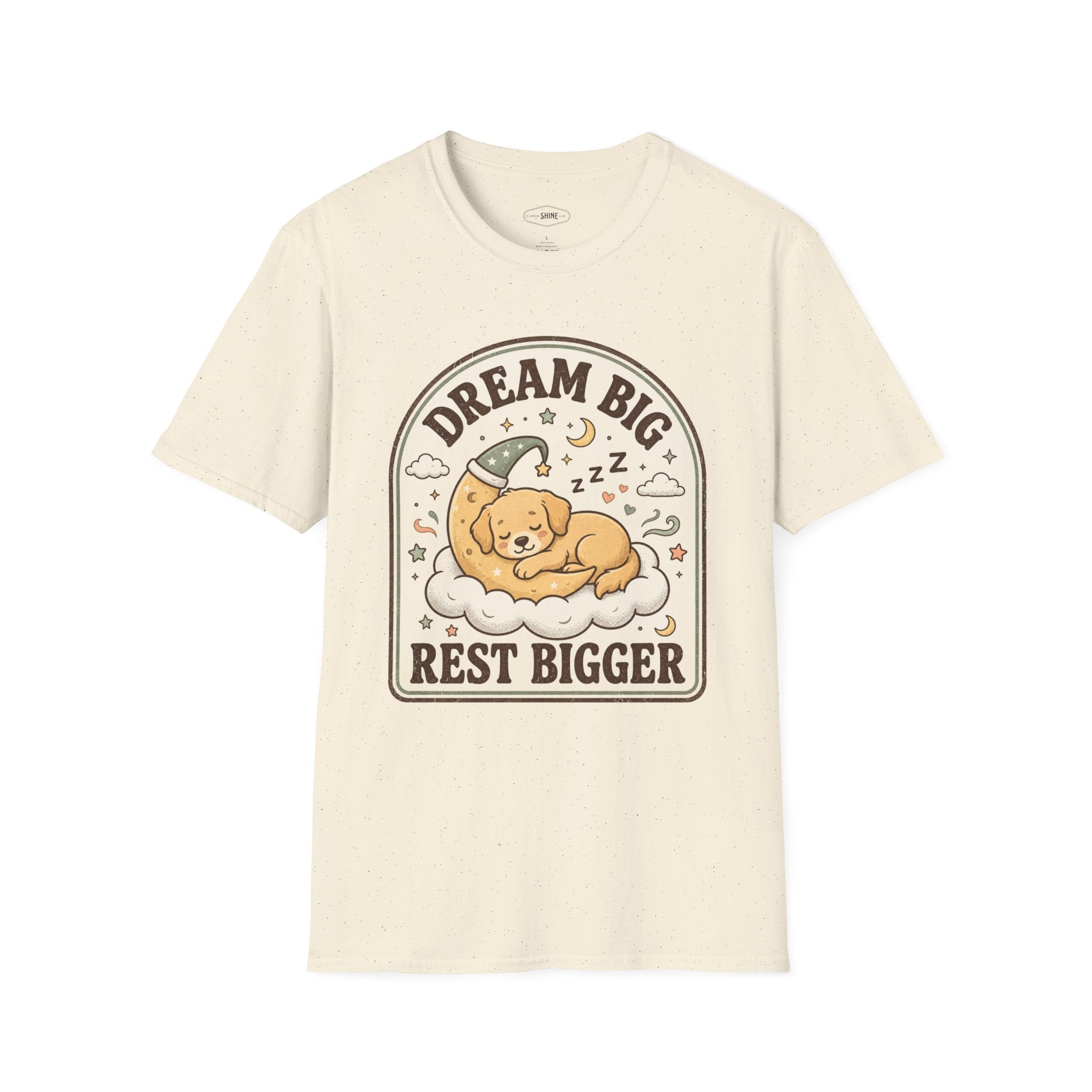 Dream Big Rest Bigger T-Shirt Vintage Design