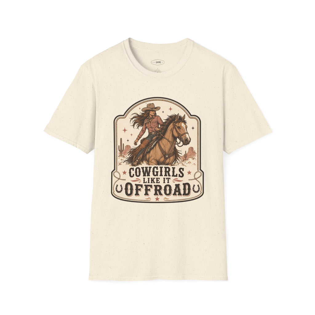 Cowgirls Like It Offroad T-Shirt Vintage Design