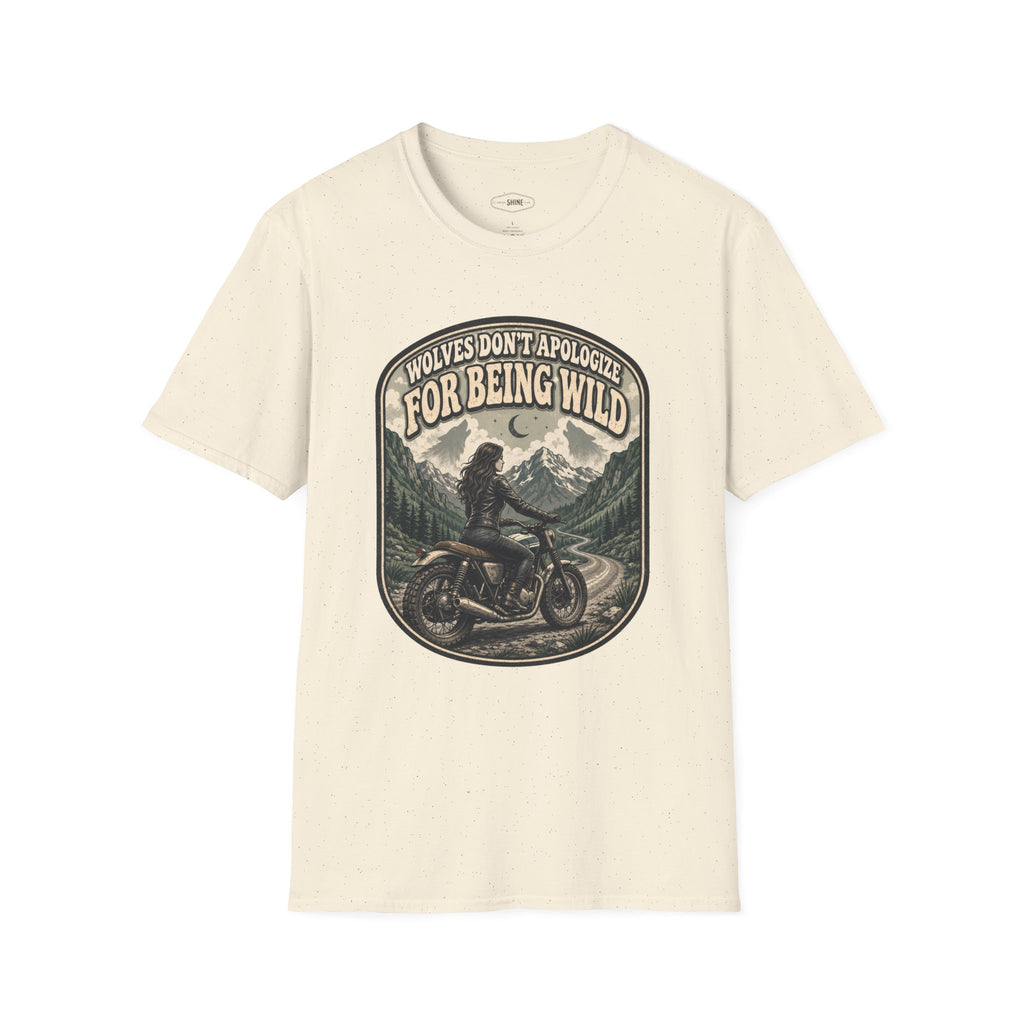 Wolves Don't Apologize for Being Wild T-Shirt Vintage Design