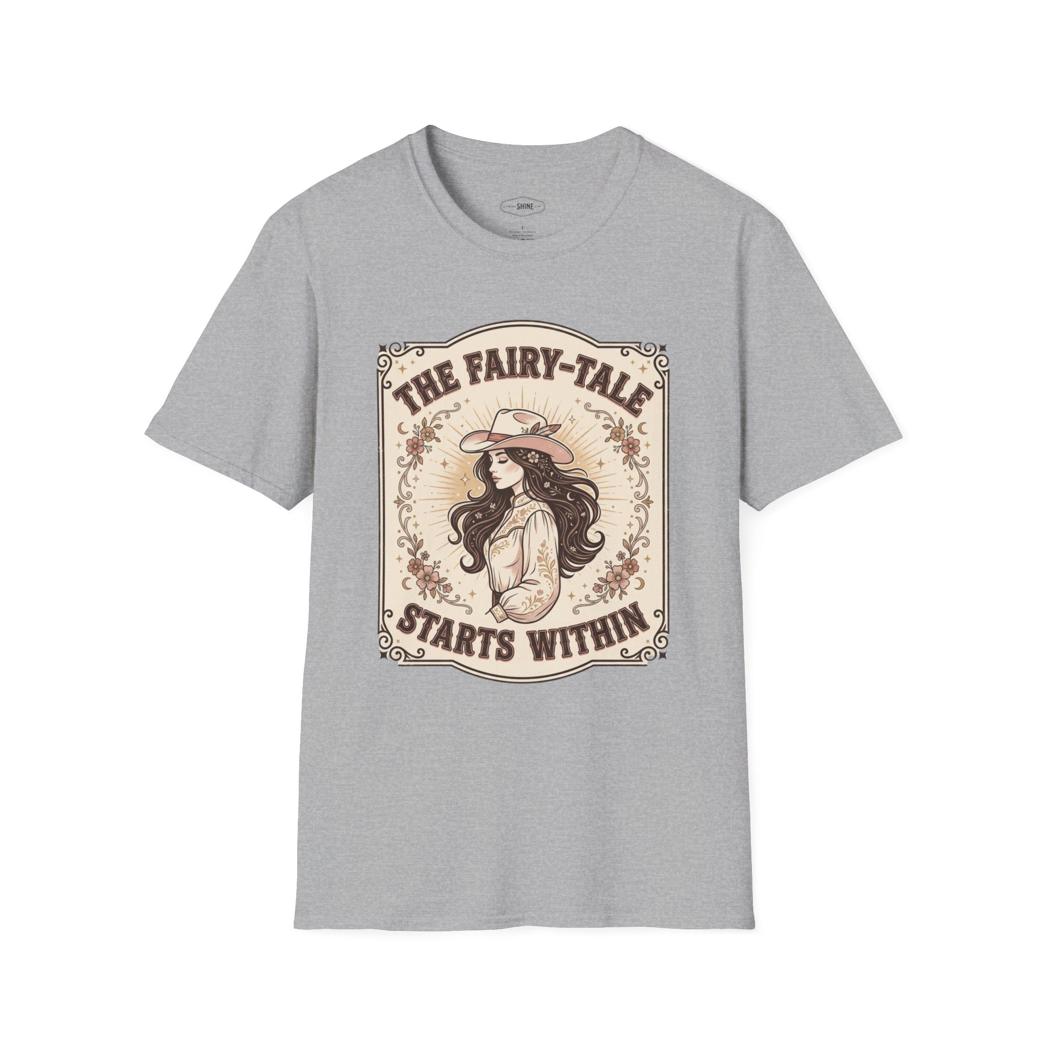 The Fairy-Tale Starts Within T-Shirt Vintage Design