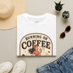 Running on Coffee and Vibes T-Shirt Vintage Design