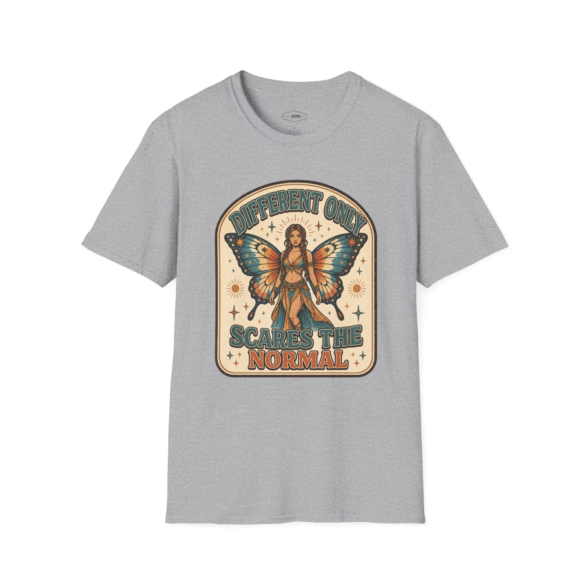 Different Only Scares the Normal T-Shirt Vintage Design