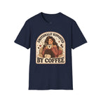 Emotionally Supported by Coffee T-Shirt Vintage Design